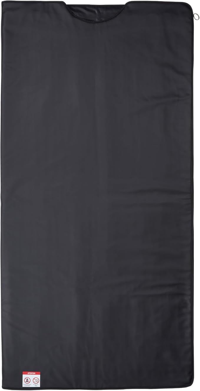 Happybuy Sauna Blanket for Detox, Home Relaxation, 1-6 Temp Levels (95-185℉), 1-60 Min Timer, Portable, Far Infrared Carbon Heating