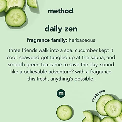 Method Body Wash, Daily Zen, Paraben and Phthalate Free, 18 oz (Pack of 2) - Image 3