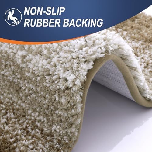 OLANLY Small Bathroom Rugs 28x18, Extra Soft Absorbent Microfiber Bath Rugs - Image 5