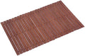 Bamboo Bath Mat Bathroom Rugs Floor Wood Shower Bathtub Waterproof Non Slip Accessories 16x24 Inch Easy to Clean, Walnut Bamboo, 1 pc by Fovlaurs