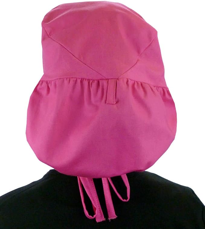 Sparkling EARTH Big Hair Ponytail Classic Surgical Style Scrub Working Cap - Made in The USA!!!