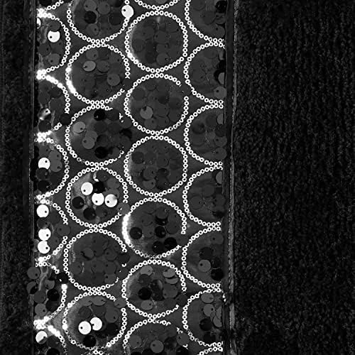 Zahari Home Sinatra Black Bathroom Rug Classic Luxury Bath Rug Contemporary Decor Black Bath Mat for Shower Unique Design Stylish Bathroom Rug Bath Shower Tub Decor Bling - Image 3