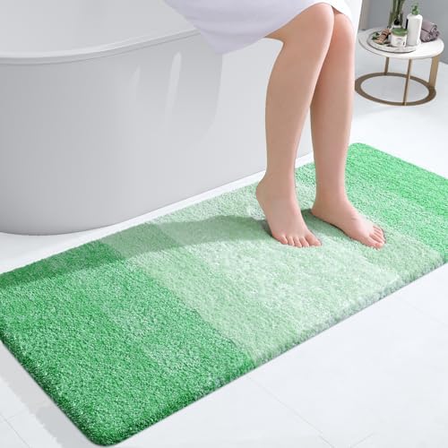 OLANLY Bathroom Runner Rug 47x20, Extra Soft Absorbent Microfiber Bath Rugs by OLANLY