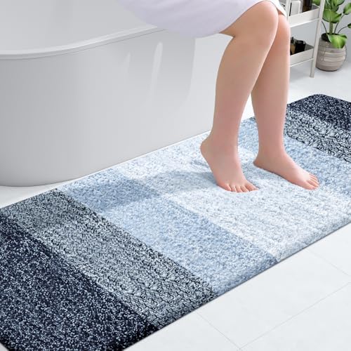 OLANLY Bathroom Runner Rug 70x24, Extra Soft Absorbent Microfiber Bath Rugs by OLANLY