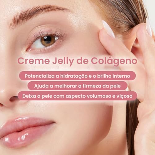 medicube Collagen Jelly Cream- Niacinamide & Freeze-Dried Hydrolyzed Collagen - Boosts skin's barrier hydration and gives 24h Glow & Lifted Look - Korean skincare (1.69 Fl Oz (Pack of 2)) - Image 7
