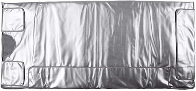 Elitzia Far Infrared Sauna Blanket 3 Independent Heating Zones for Full Body Home Spa Muscle Relaxation 95-176°F Adjustment Easy Clean Waterproof Oxford Fabric 71"x31.5" ETBO20