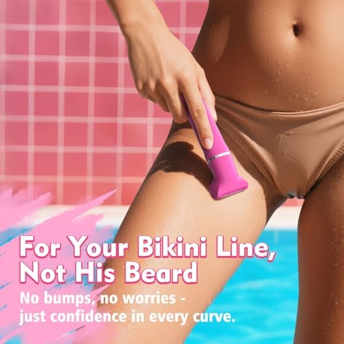 Risina 3-in-1 Bikini Trimmer for Women, Electric Shaver, Grooming Kit - Image 4