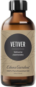 Edens Garden Vetiver Essential Oil- 100% Pure Premium Grade, Undiluted, Natural, Therapeutic, Aromatherapy, The Best for Diffuser, Skin, Humidifiers, Kid Safe 118 ml (4 fl oz)