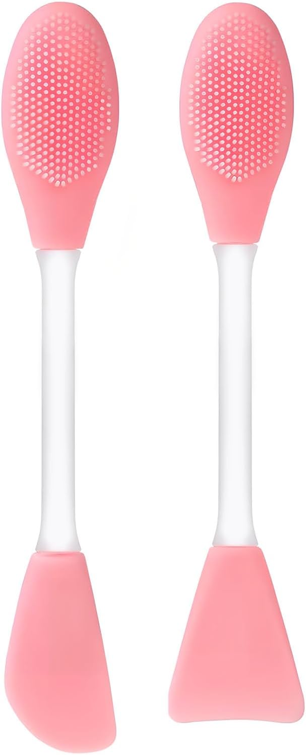 Facial Cleansing Brush,Pore Cleaning Brush Silicone for Skincare(2Pcs)