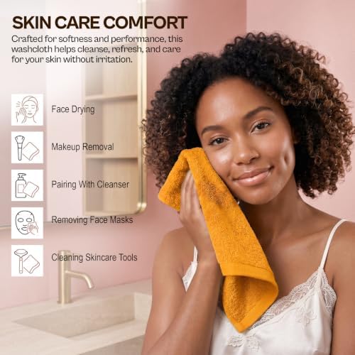 Utopia Towels 12 Pack Washcloths, 12x12 in, 100% Cotton, Variety - Image 5