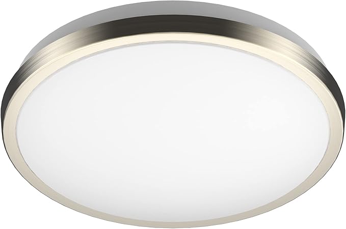 DYMOND LED Ceiling Light Flush Mount 10 Inches Ceiling Light Fixture Dimmable for Bathroom, Kitchen, Laundry Room (3000K Warm White, 10 inches)