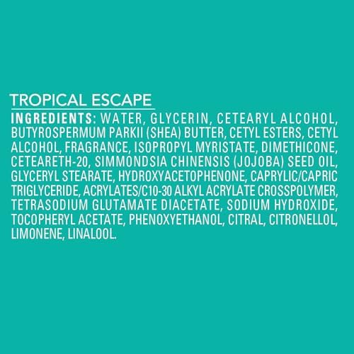 Jergens Shea Fusion Tropical Escape Body Lotion, Shea Butter, 14 fl oz - Image 5