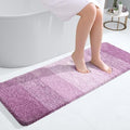 OLANLY Bathroom Runner Rug 47x17, Extra Soft Absorbent Microfiber Bath Rugs by OLANLY