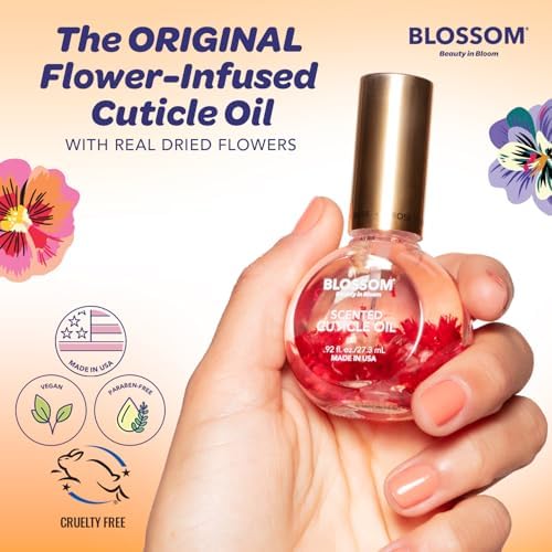 Blossom Cuticle Oil for Nails, Hydrating, Moisturizing, Coconut, 0.5 fl. oz - Image 3