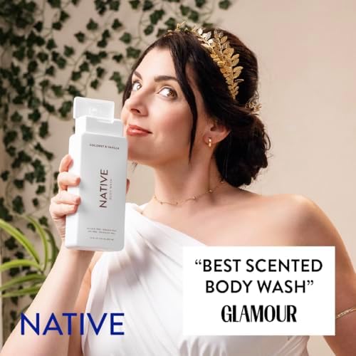 Native Body Wash Contains Naturally Derived Ingredients | For Women & Men, Sulfate, Paraben, & Dye Free Leaving Skin Soft and Hydrating | Grapefruit & Bergamot 18 oz - Image 6