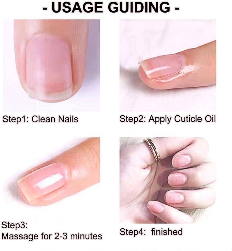 Flowery Scented Cuticle Oil, Infused with Real Flowers, Cuticle Revitalize Oil, Cuticle Remover - Cuticle Softener (0.92 fl.oz, CHERRY) - Image 6