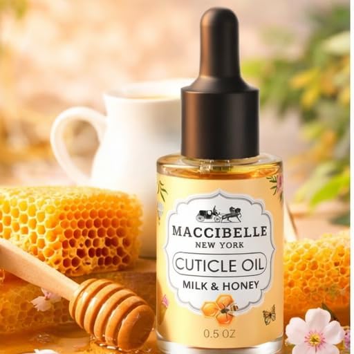 Cuticle Oil 0.5 oz - Heals Dry Cracked Cuticles (Milk and Honey, 0.5 Fl Oz) - Image 6