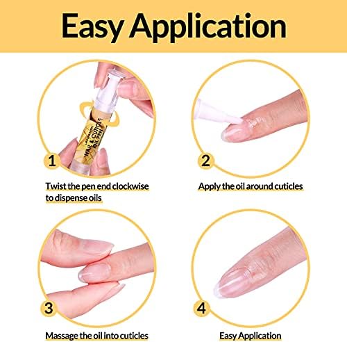 Lagunamoon Mango Cuticle Oil Pen for Nail Care, 5ml Nail Oil Pen with Natural Ingredients to Moisturize and Nourish Dry Nails and Cuticles, Cuticle Oil to Prevent Nail Cracking and Hangnails - Image 4