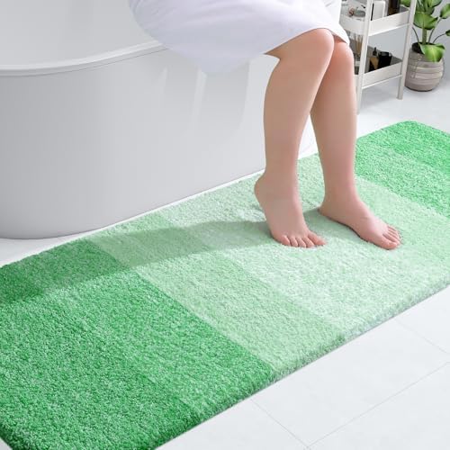 OLANLY Bathroom Runner Rug 70x24, Extra Soft Absorbent Microfiber Bath Rugs by OLANLY