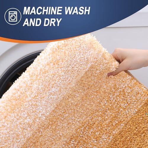 OLANLY Bathroom Runner Rug 47x24, Extra Soft Absorbent Microfiber Bath Rugs - Image 6