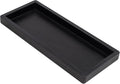 MAONAME Black Bathroom Vanity Tray, Rustic Long Narrow Tray, Rectangle Farmhouse Wood Trays, Countertop Organizer Trays for Candle, Perfume, 15.7" L x 6.8" W