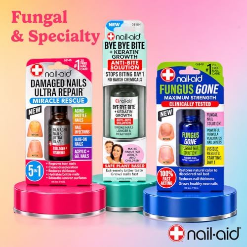 Nail-Aid - 5-in-1 Damaged Nails Multi-Repair for Fingernails or Toenails - Image 6
