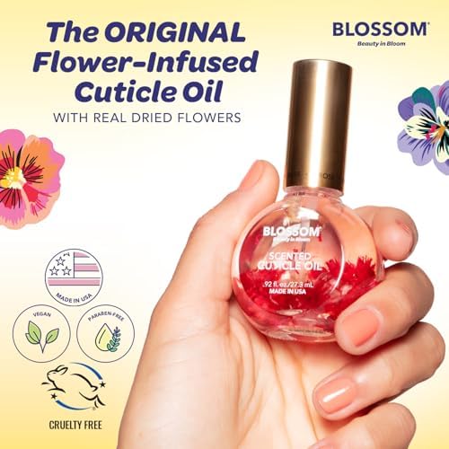 Blossom Cuticle Oil for Nails, Scented Nail Oil Cuticle Care, 0.92 fl. oz - Image 3