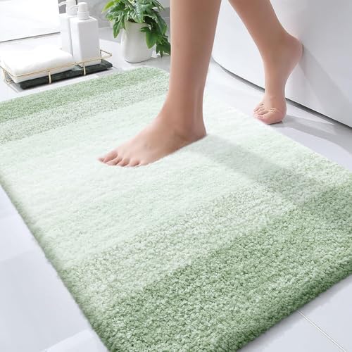 OLANLY Bathroom Rugs Mat 36x24, Extra Soft Absorbent Microfiber Bath Rugs by OLANLY