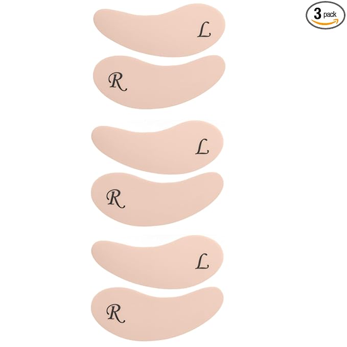 Under Eye Patches Silicone - 3 Pairs Reusable Eye Wrinkle Patches, Reusable Under Eye Mask, Plump Fine Lines & Wrinkles, Cream