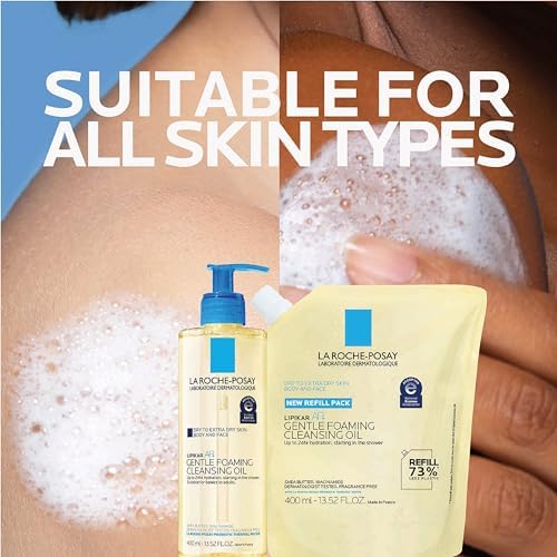 La Roche-Posay Lipikar AP+ Gentle Foaming Cleansing Oil, with Shea Butter - Image 7