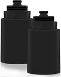Ryamen Shower Head Filters Replacement ONLY for Dual 10" Filtered Shower Head Combo, Effective Chlorine Removal Rate≥90%, 2-Pack (Black)
