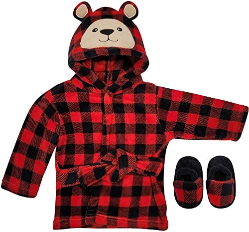 Rising Star Baby Toddler Robe Or Kids Robe for Girls and Boys - Kids & Baby Bath Robe Spa Set with Washcloth or Slippers by RisingStar