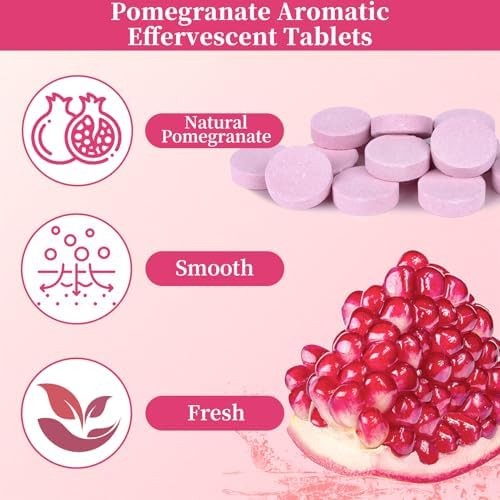 Manicure Spa Tablets 8oz -Pomegranate Soak Balls, Moisturizing Tablets, Cuticle Softener for Foot and Hand Soak Pedicure Spa Supplies Manicure Tools Nail Salon & Tavel Esenntial（40count） - Image 3