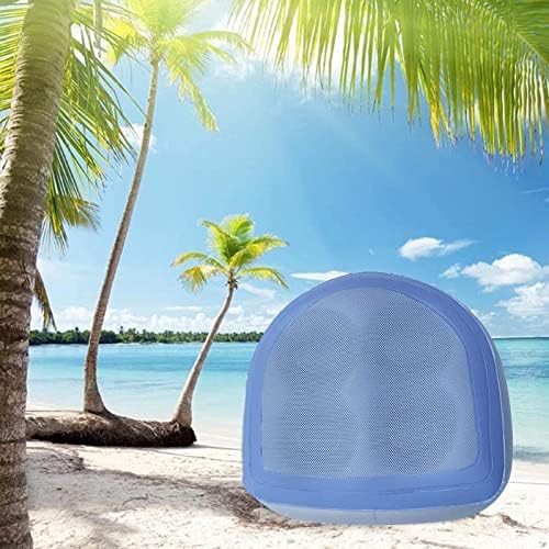 Hot Tub Seats for Adults, Inflatable Hot Tub Accessories with Suction Cup and Mesh, Inflatable and Water-Filled Dual Purpose Hot Tub Booster Seat Comfortable Soft Hot Tub Cushion (Blue) - Image 6