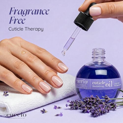 Cuccio Naturale Lavender & Chamomile Revitalizing Cuticle Oil, Lightweight Fast-Absorbing Hydrating Nail & Cuticle Conditioner, Cold-Pressed Oils + Vitamin E, 2.30 Fl Oz - Image 2