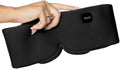 Heated Eye Mask – Cordless Rechargeable Warm Eye Mask with 4 Heat Levels – Completely Blackout Comfort for Sleep & Travel - Mothers Day Gifts Self Care for Mom & Grandma(Black Night)