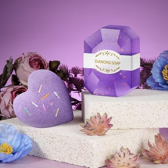 BodyRefresh Birthday Gifts for Mom, Mothers Day Gifts for Women Gift Baskets Self Care Package Gift Set With Blanket Get Well Soon Gift for Her Birthday Gift Ideas Spa Set for Adult Wife Grandma