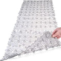 SONGZIMING Bathtub Mat Non Slip Pebble Bath Shower Mat 35"X16", Clear Grey by HOME