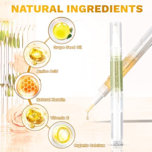 2PCS Cuticle Oil Pens for Nail Care, Moisturizing, Pineapple & Orange - Image 3