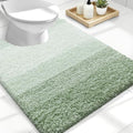 OLANLY Luxury Toilet Rugs U-Shaped 24x20, Soft Absorbent Microfiber Mat by OLANLY