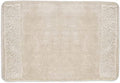Zahari Home Rose Vine Bathroom Rug Luxury Bath Rug Washable Beautiful Shower Mat Unique Design Stylish Beige Bath Bath Rug Shower Tub Decor by ZahariHome