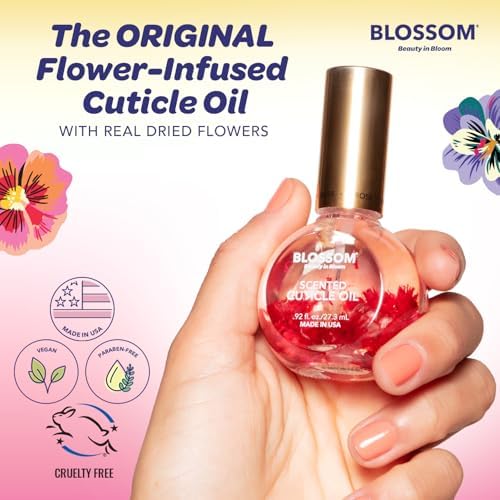 Blossom Cuticle Oil for Nails, Scented Nail Oil Cuticle Care, 0.92 fl. oz - Image 3