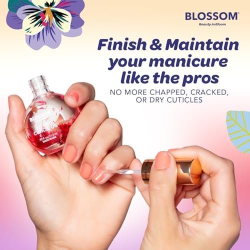 Blossom Cuticle Oil for Nails, Scented Nail Oil Cuticle Care, 0.5 fl. oz - Image 5
