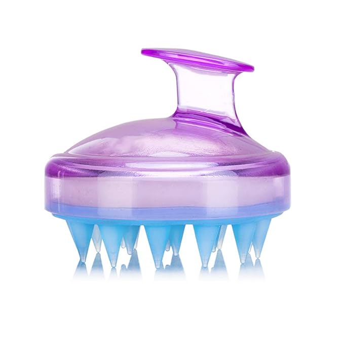 INVODA 3PCS Scalp Massager Shampoo Brush Soft Silicone Bristles for Dandruff Removal & Hair Growth, Waterproof Wet/Dry Use, Men, Women & Pets