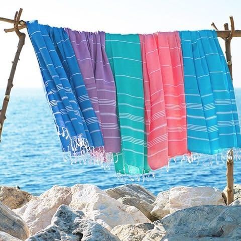 Prewashed, Soft, Original Turkish Peshtemal Towels Pestemal Towel Thin Camping Bath Sauna Beach Gym Pool Blanket Fouta Towels 100% Cotton Grey