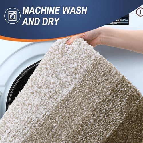 OLANLY Small Bathroom Rugs 28x18, Extra Soft Absorbent Microfiber Bath Rugs - Image 6