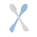REVEX Pore Cleaning Brush,Face Scrubber,Exfoliating Pore Scrubber,Silicone Face Mask Applicator,Mask Applicator Tool for Facial Mud,Face Brush for Women Men. (Sky Blue+Gray)