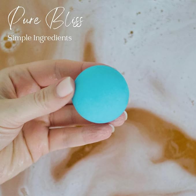 EvolutionUSA 24 Refresh Bath Bombs for Women & Kids – Lush Bath Bombs Mini Sized, Organic Bathbomb Set, Women & Kids Bath Fizz, Luxury Gift for Mother’s Day, Easter, Valentines, Birthday or Self Care