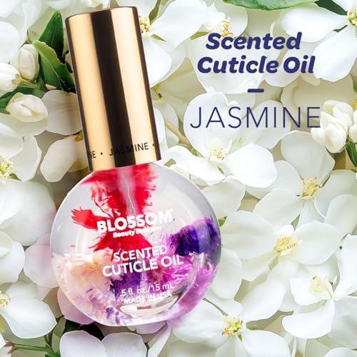 Blossom Cuticle Oil for Nails, Hydrating, Moisturizing, Jasmine, 0.5 fl. oz - Image 2