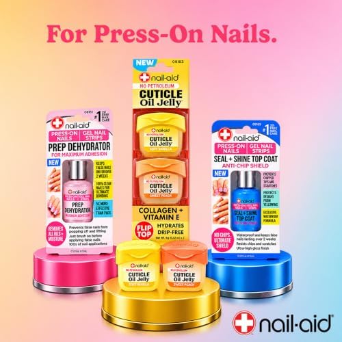 Nail-Aid Cuticle Oil Jelly, Press-On Friendly Non-Drip Treatment - Image 5